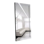 Espelho Grande Corpo Inteiro 185x90cm DubaI Prata Litoriane