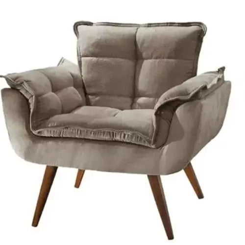 Kit 02 poltrona decoratativa pes palito litoriane