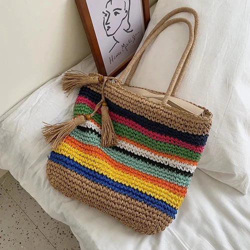 Bolsa de Praia Litoriane Saffira Classique - Um Toque Fino de Luxo
