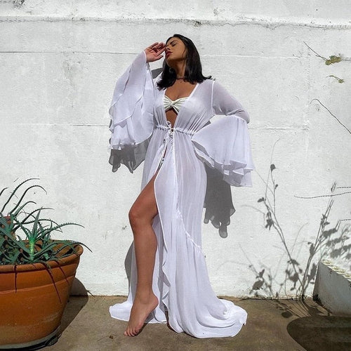 Saída de Praia Litoriane Brise Celestina - Um Toque Suave de Luxo